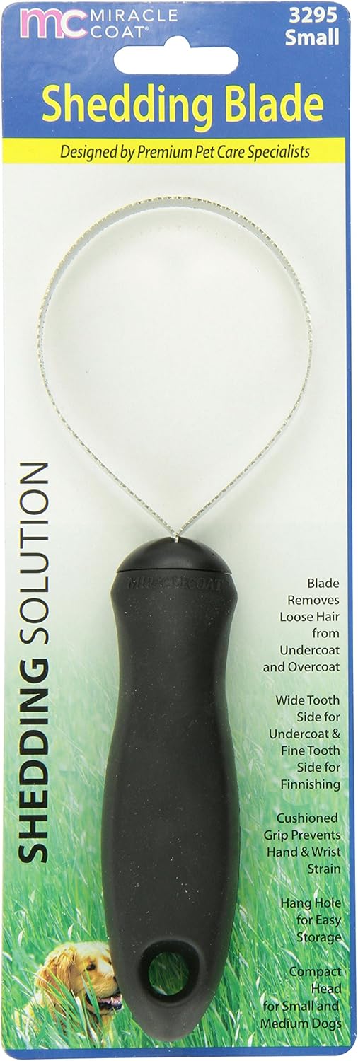 Miracle Coat Dogs, Cats, and Small Animal Shedding Blade, Small and Medium