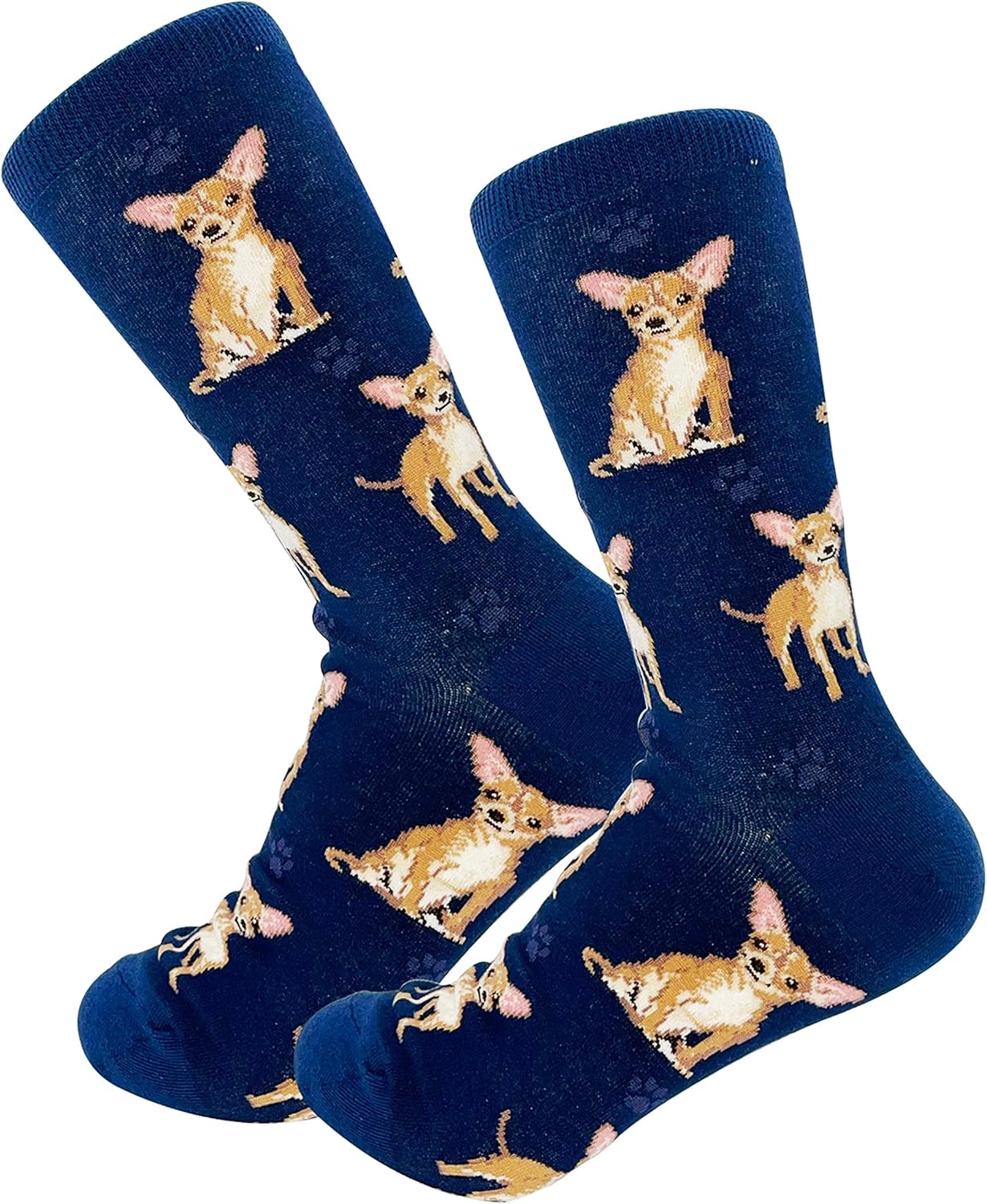 Chihuahua Tan Fawn Dog Lover Socks - All Season - One Size Fits Most – Unisex