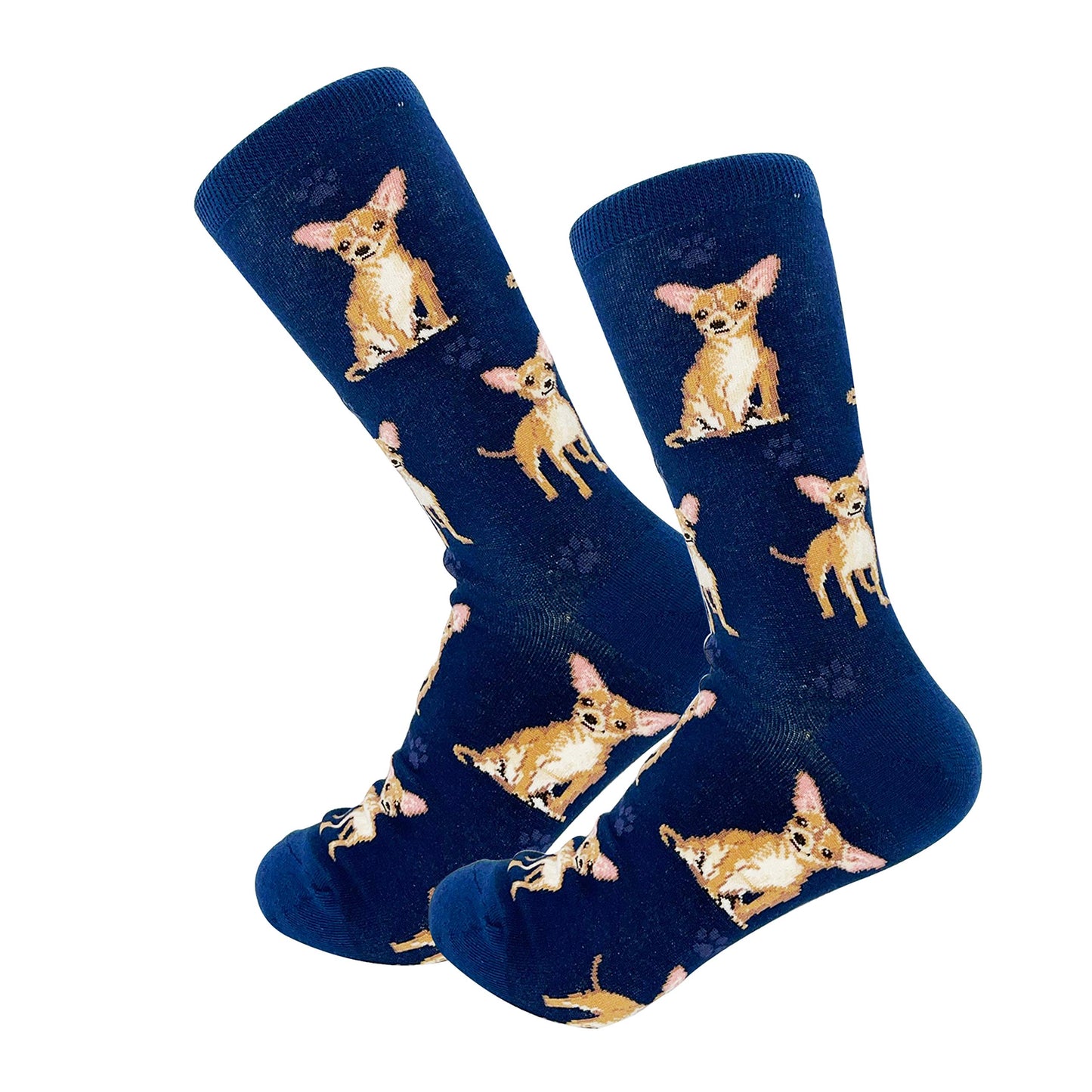 Chihuahua Tan Fawn Dog Lover Socks - All Season - One Size Fits Most – Unisex