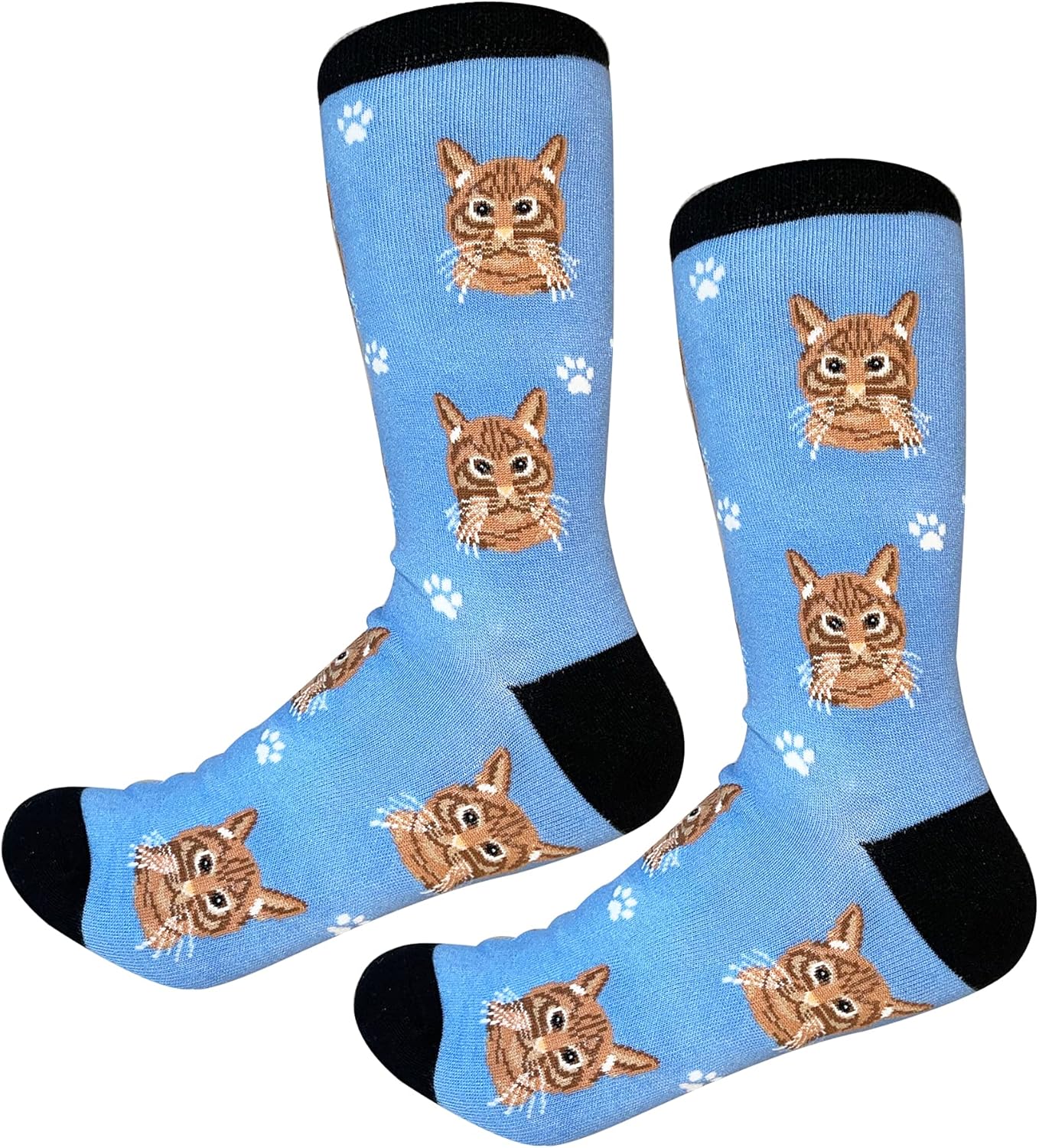 Tabby Cat Breed Socks Unisex Sock Daddy by E&S Pets