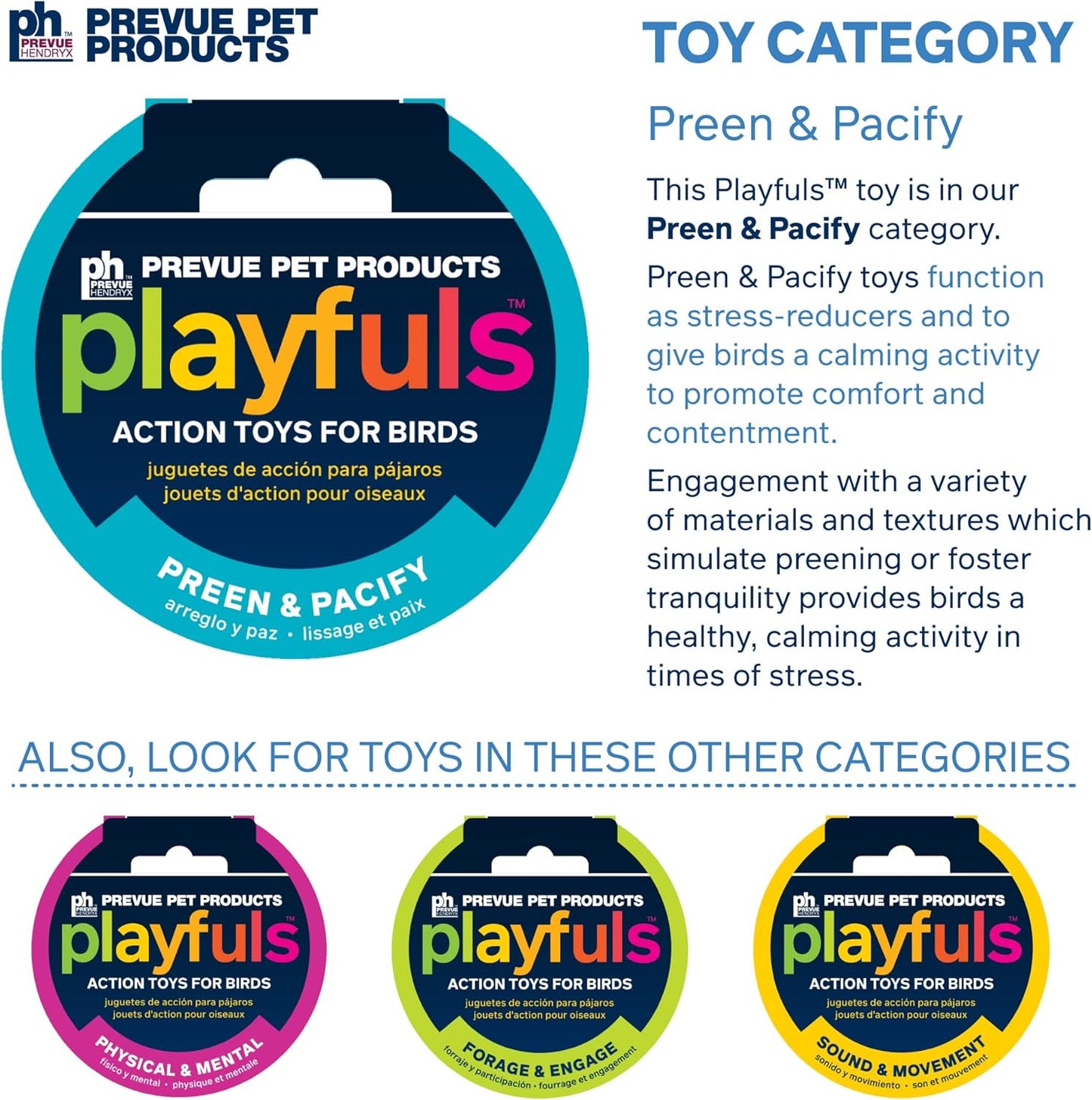 Prevue Pet Products Preen & Pacify Car Wash Bird Toy 62521