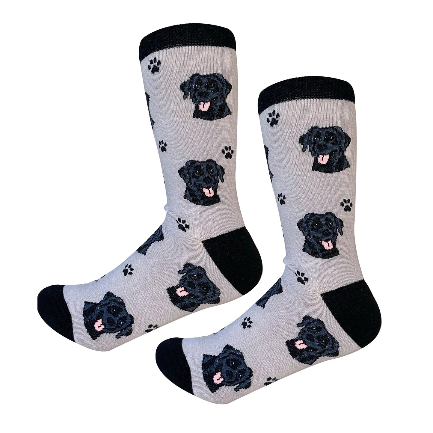 Black Labrador Retriever Dog Lovers  Socks Unisex , one size fits most, Premium quality