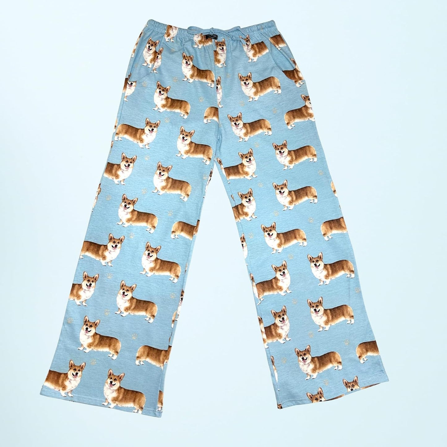 Corgi Lovers Pajama Pants – New Cotton Blend - Unisex All Season - Comfort Fit Lounge Pants