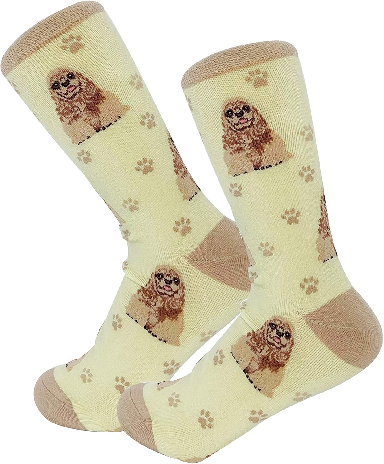 Cocker Spaniel Dog Lover Socks - All Season - One Size Fits Most - Unisex