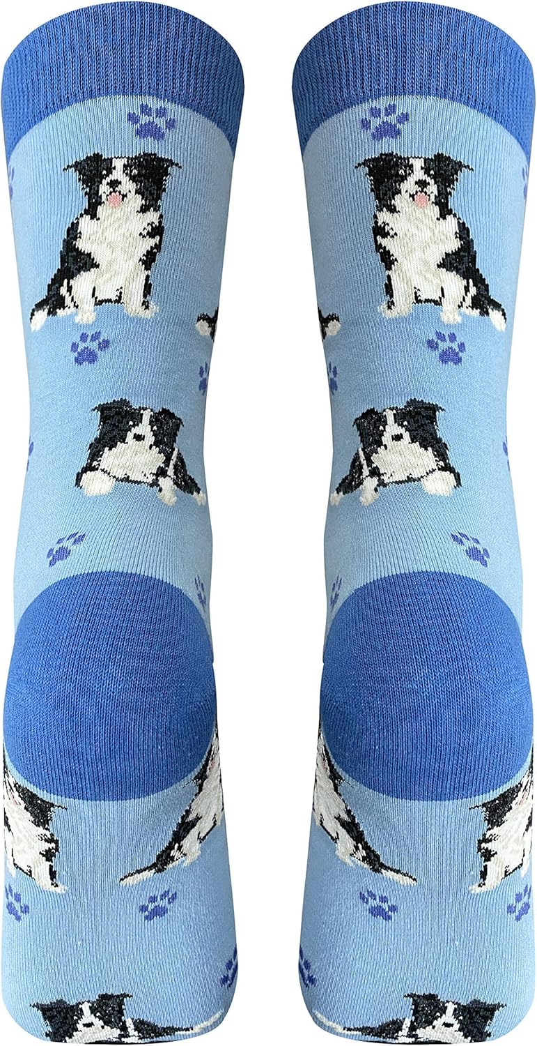 Border Collie Dog Lover Socks - All Season - One Size Fits Most -Unisex