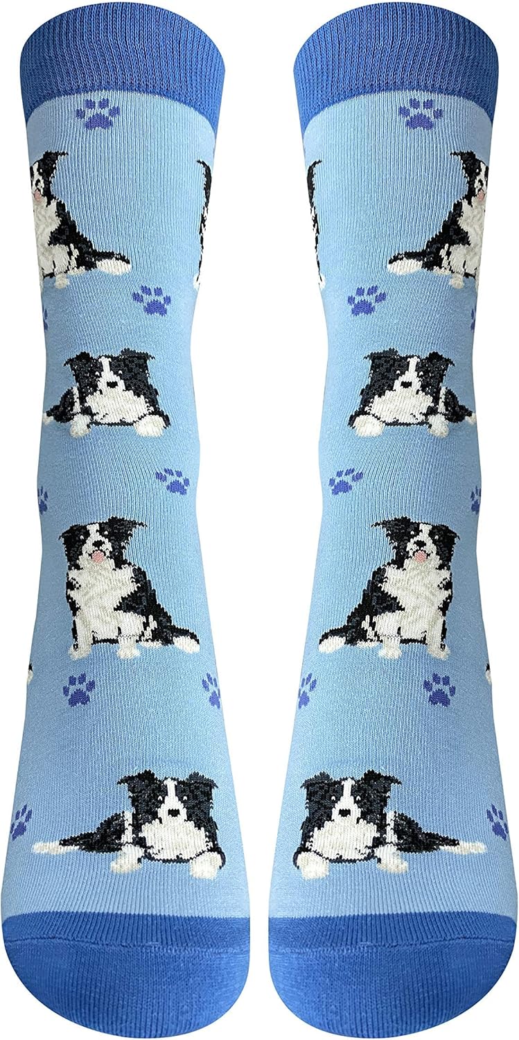 Border Collie Dog Lover Socks - All Season - One Size Fits Most -Unisex