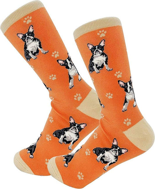 Boston Terrier Dog Lovers Socks - All Season - One Size Fits Most - Unisex,Premium Quality