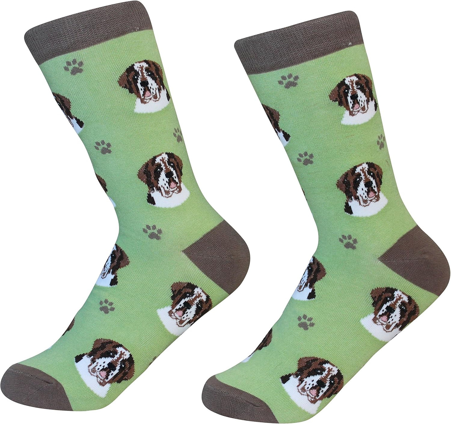 Saint Bernard Dog Lover Socks-Unisex-One size fits most-Premium Quality
