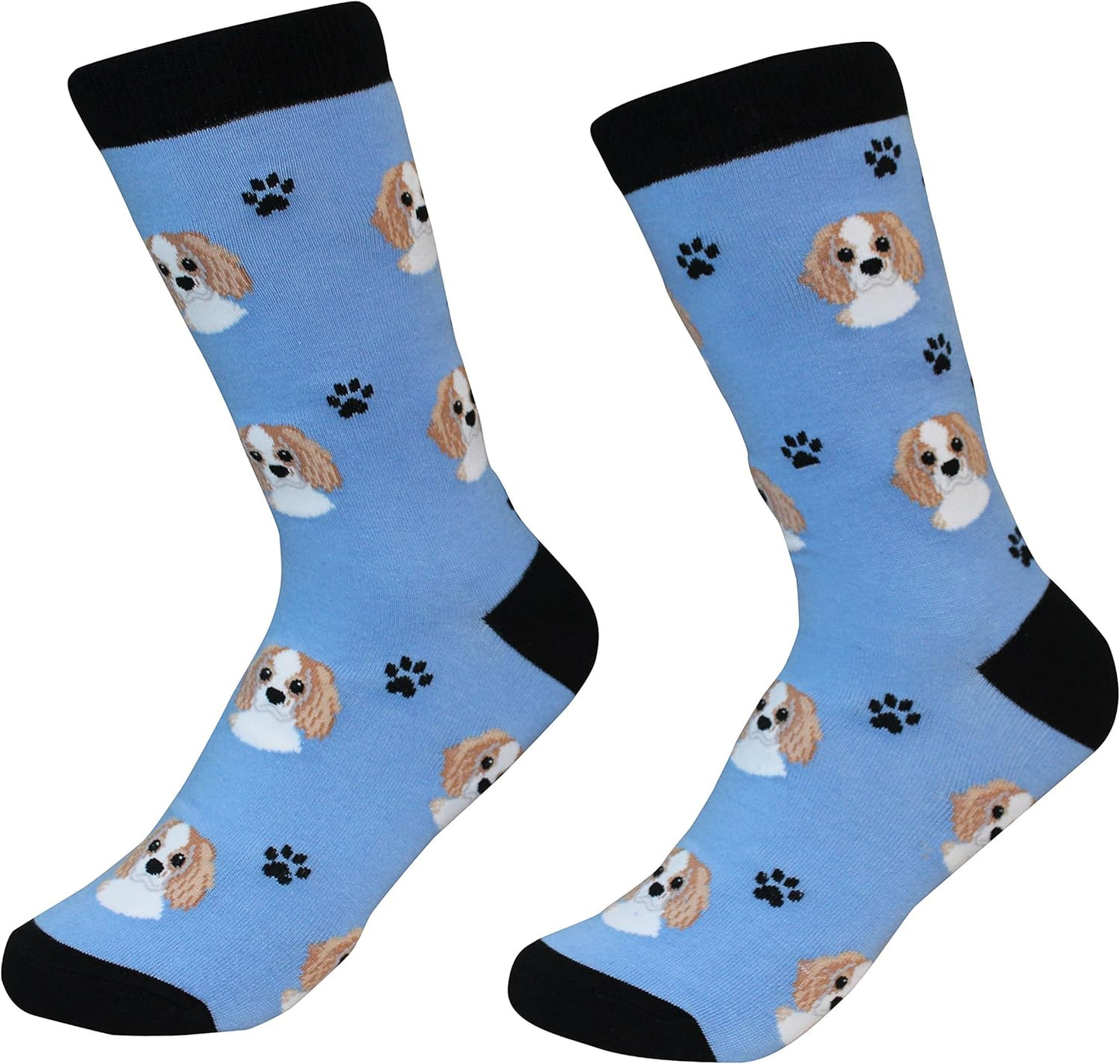 Cavalier King Charles Spaniel pet lover socks- Unisex, One size fits most ,Premium Quality