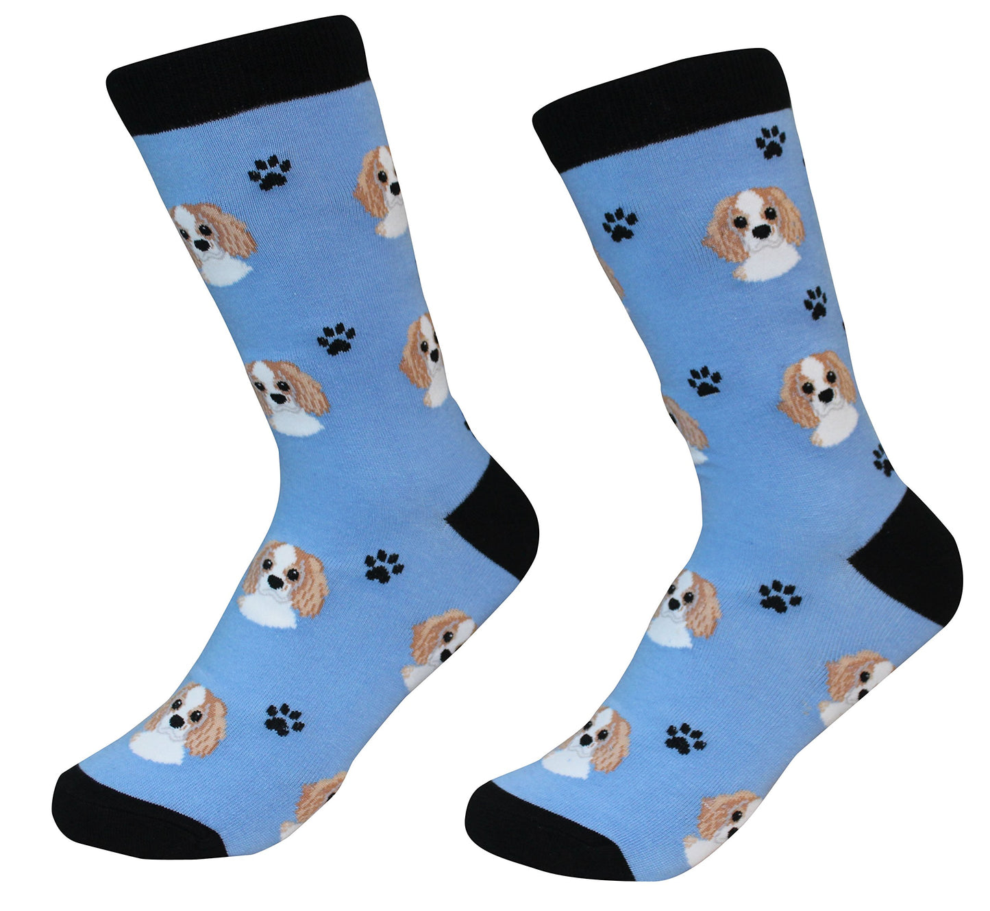 Cavalier King Charles Spaniel pet lover socks- Unisex, One size fits most ,Premium Quality