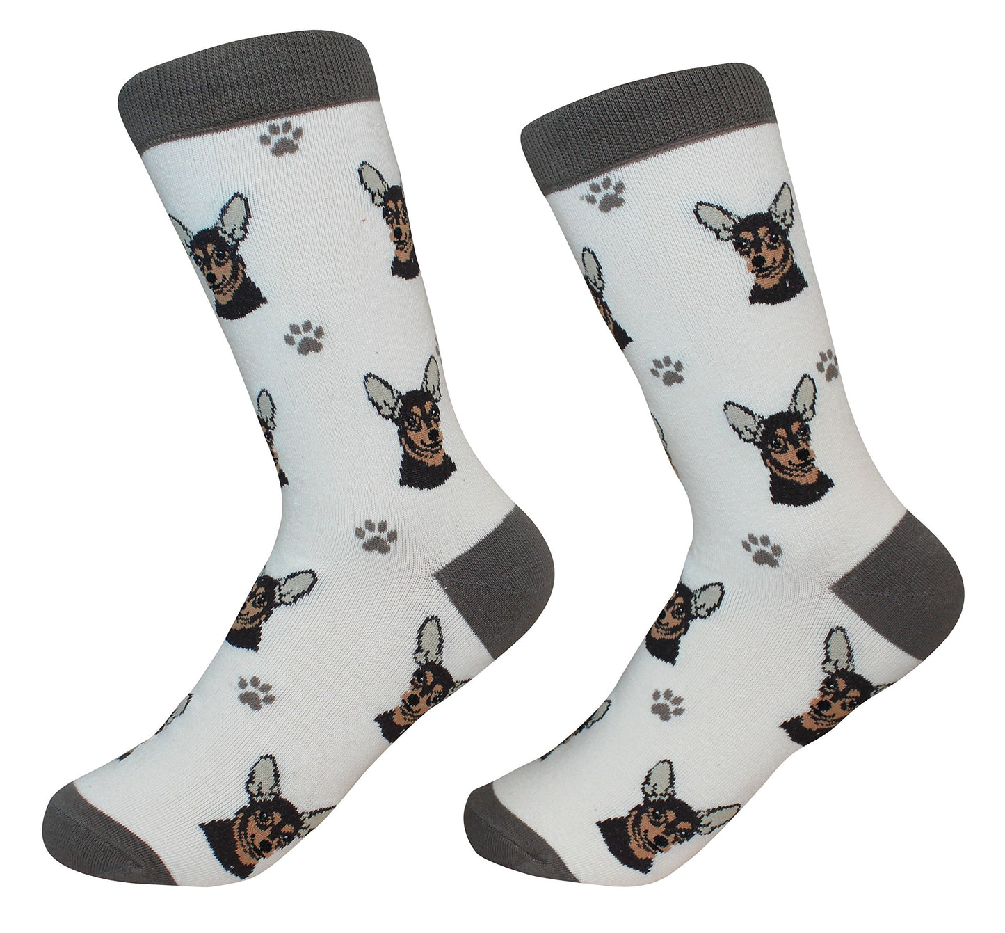 Chihuahua Black mix Dog lovers Socks - Soft and Comfortable - Unisex, One Size Fits Most,Premium Quality