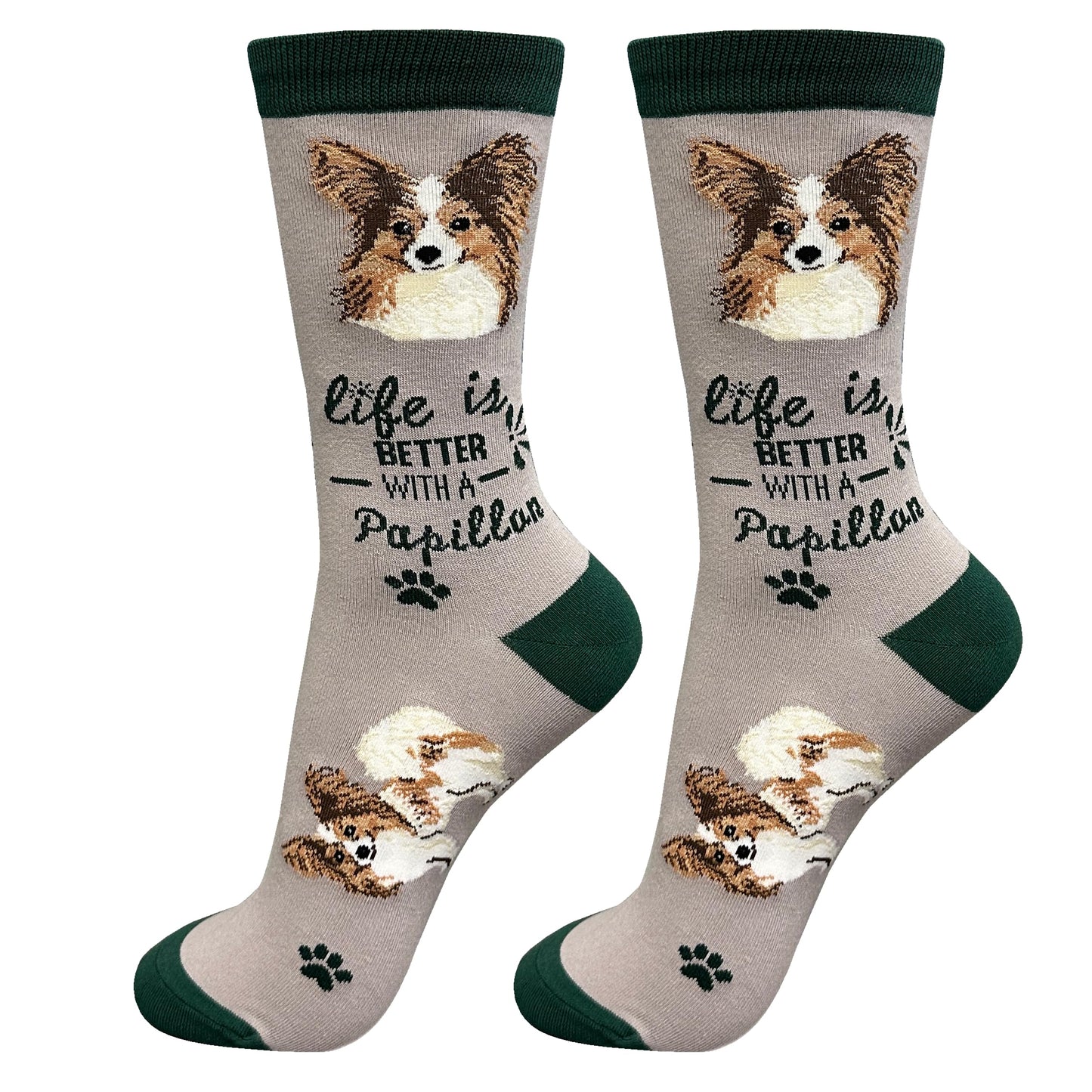 Papillon Dog Lover Socks - Unisex - One size fits most - Premium Quality