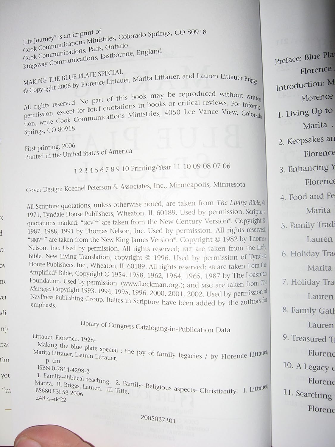 Making the Blue Plate Special Text Book