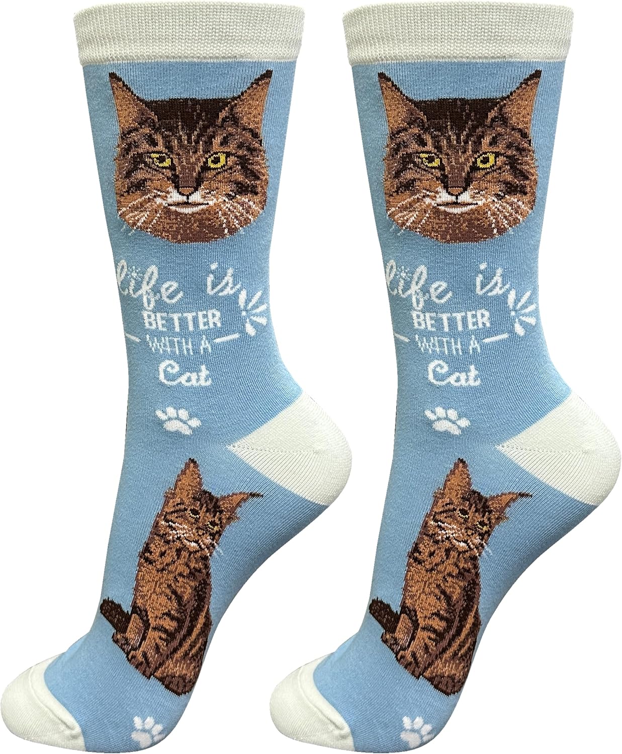 Maine Coon Cat Lover Socks - One Size fits most- Unisex - Premium Quality