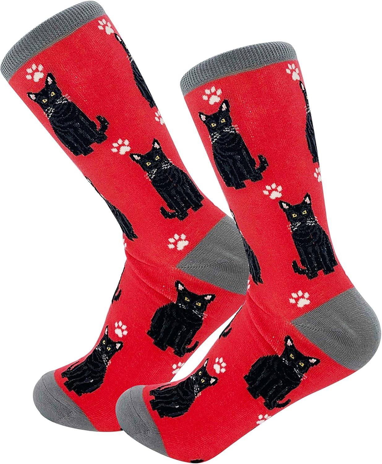 Black Cat Pet Lover Socks - Fun - All Season - One Size Fits Most  – Unisex