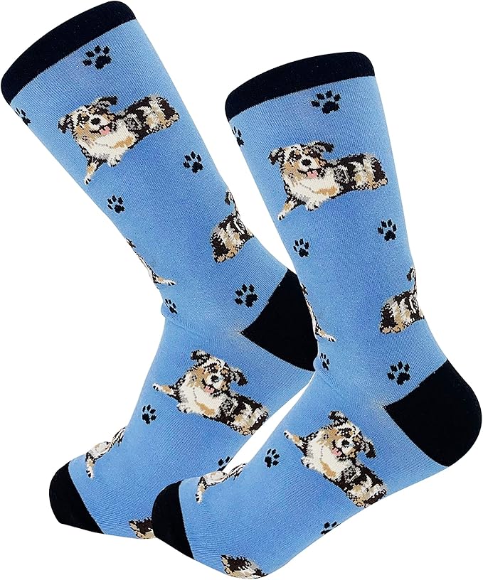 Australian shepherd Lover Socks - All Season - One Size Fits Most - Unisex,Premium Quality