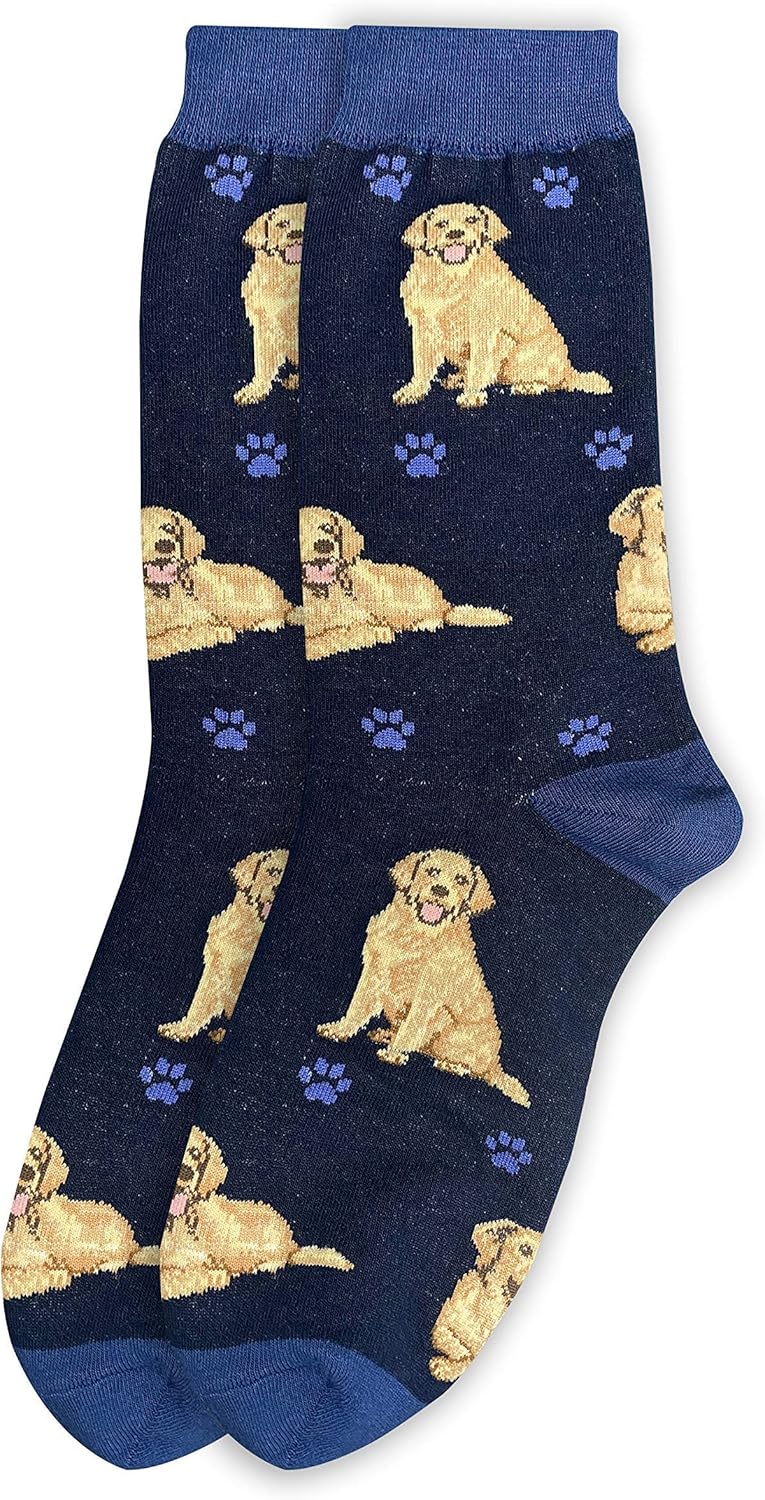 Golden Retriever Dogs Lover Socks - All Season - One Size Fits Most - Unisex