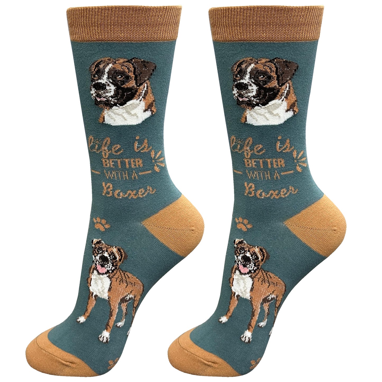 Boxer Dog Lovers Socks - Unisex-Premium quality, one size fits most,All Season