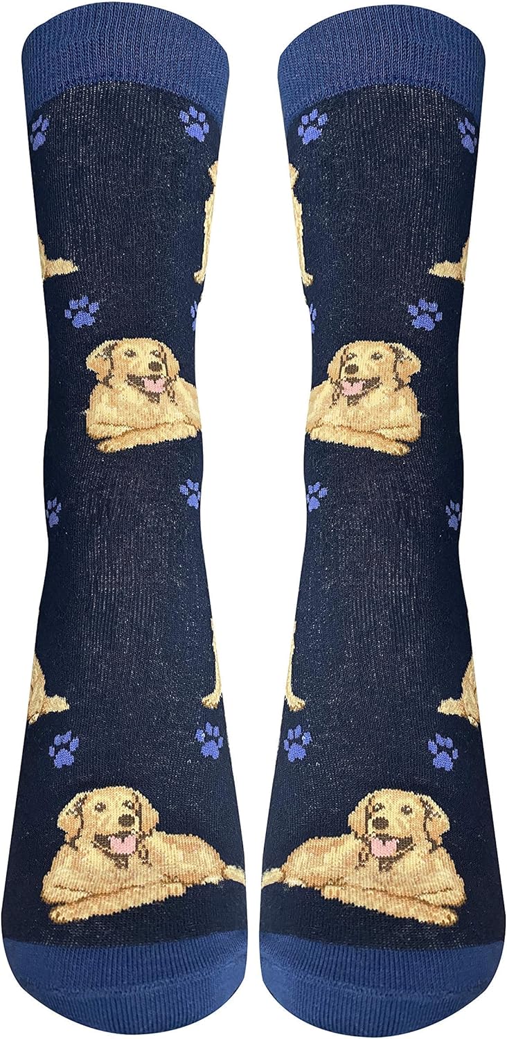Golden Retriever Dogs Lover Socks - All Season - One Size Fits Most - Unisex