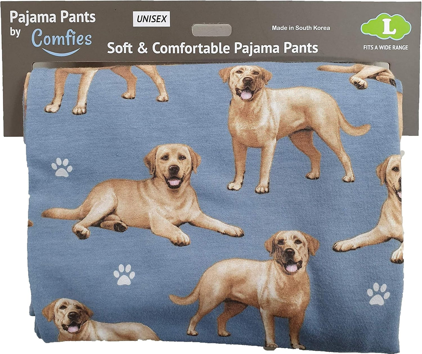 Yellow Lab Lovers Unisex Lightweight Cotton Blend Pajama Bottoms – Super Soft and Comfortable – Perfect for Yellow Lab Gifts