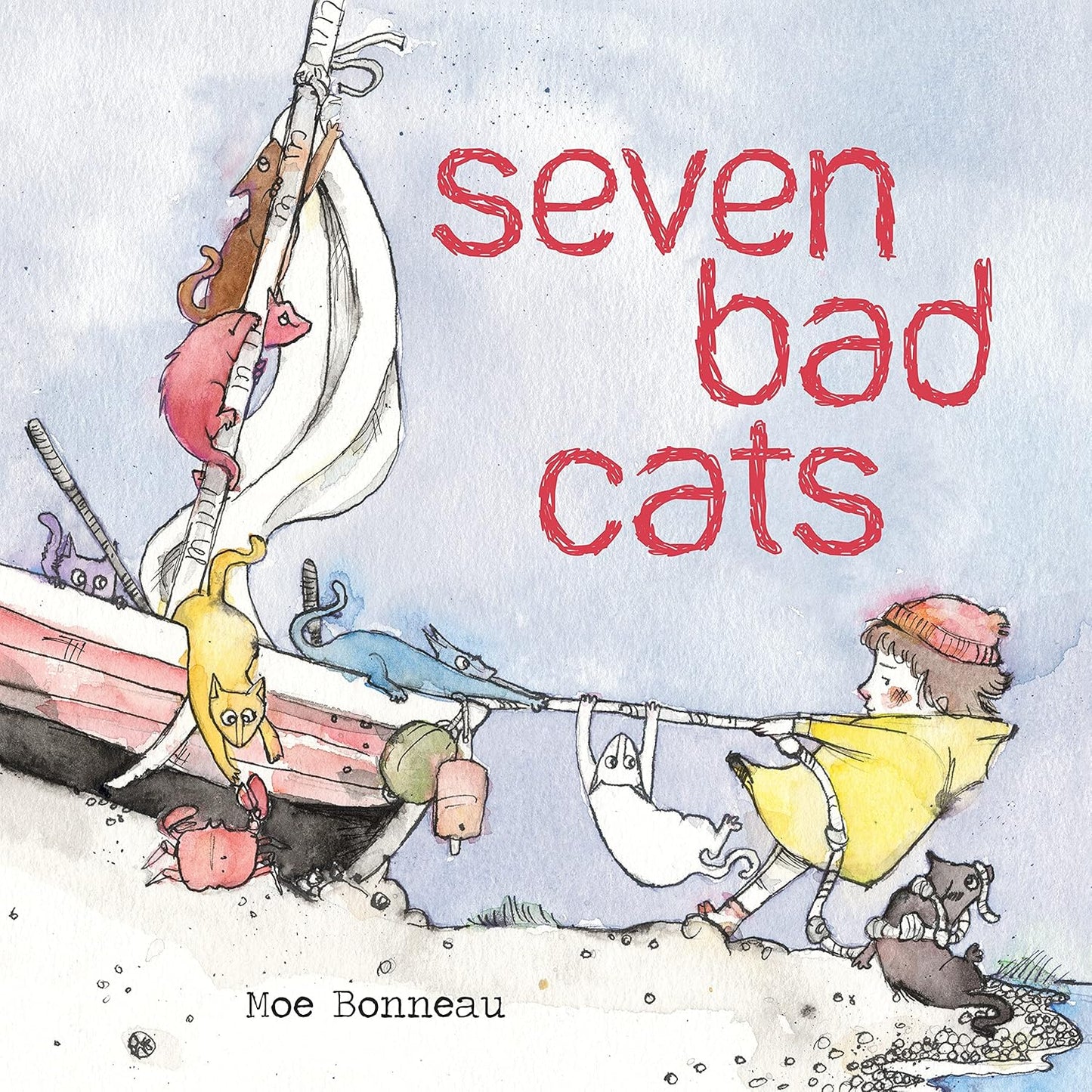 Seven Bad Cats: A Playful Rhyming Counting Book For Toddlers And Kids