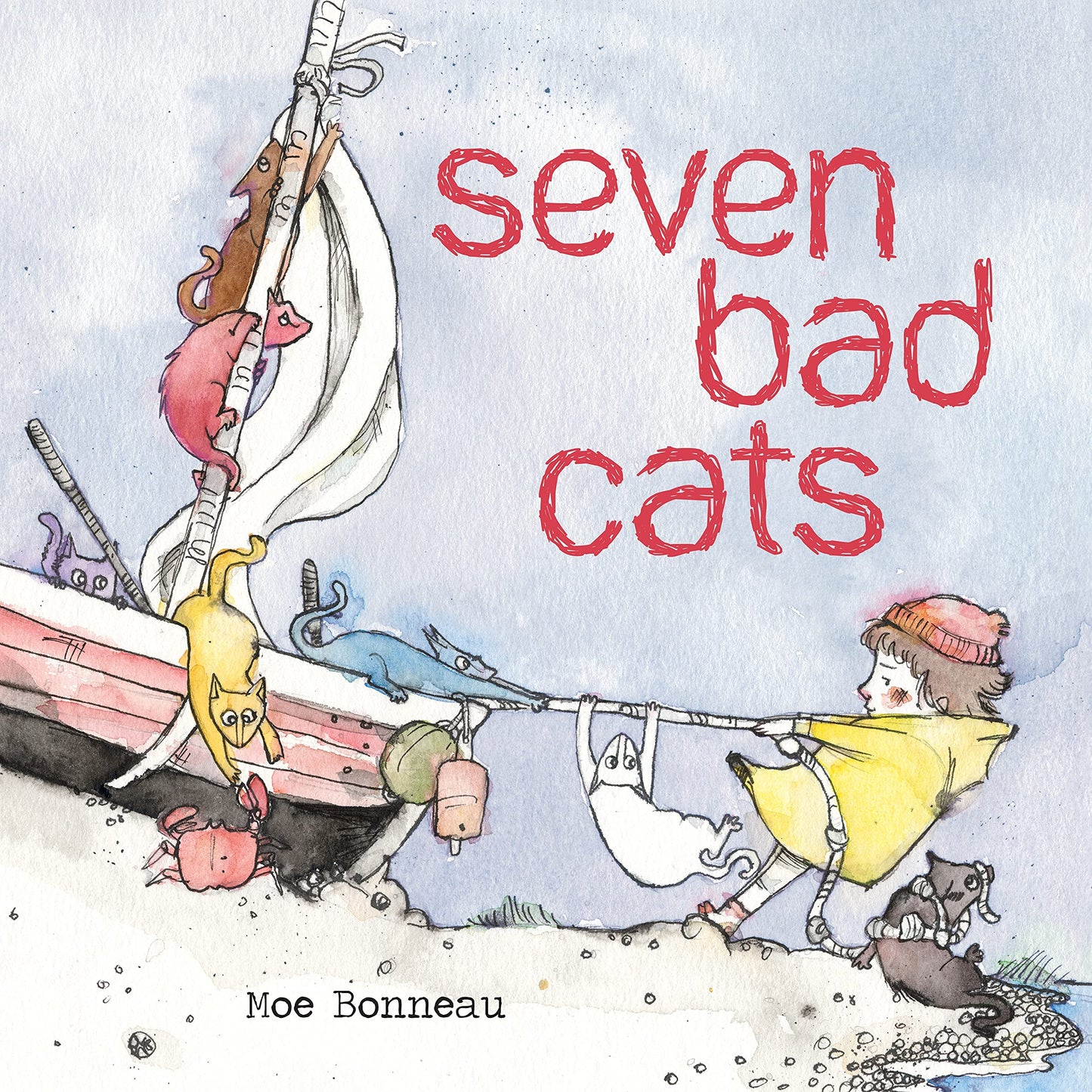 Seven Bad Cats: A Playful Rhyming Counting Book For Toddlers And Kids