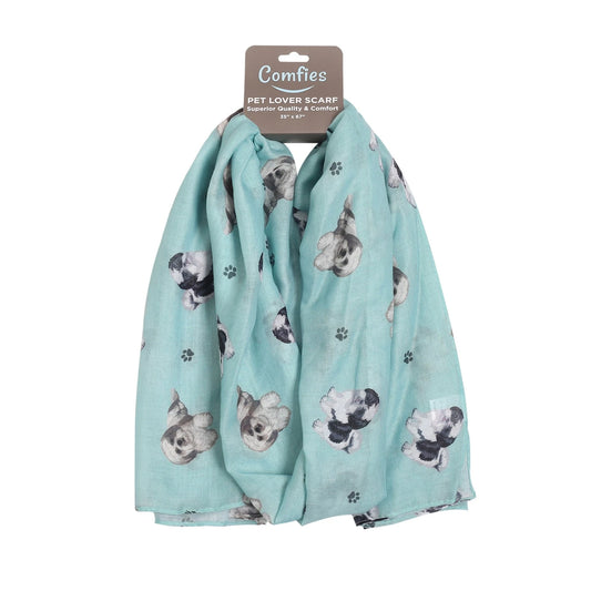 Shih Tzu Lover Scarf - All-year-round scarf- Lightweight material- Wrap scarf - Gifts for pet lovers - Comfortable and Soft